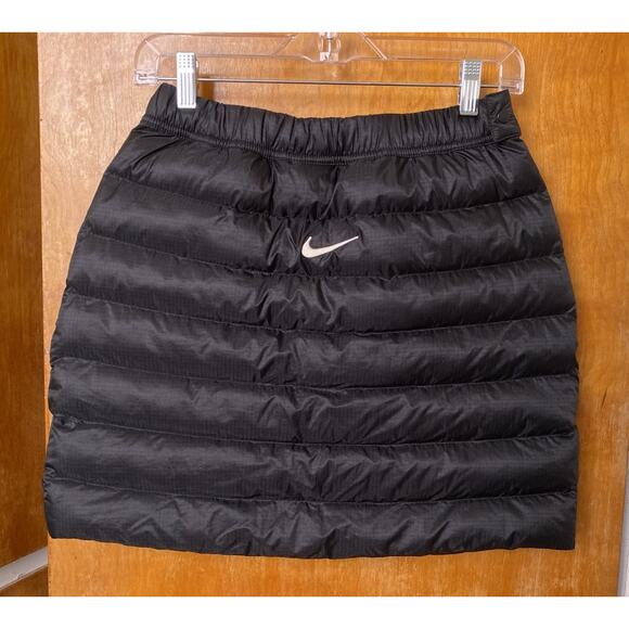 NWT Nike x STUSSY Insulated Black Puffer Mini Skirt Quilted DC1088-010 $250 Sz A - Picture 1 of 9